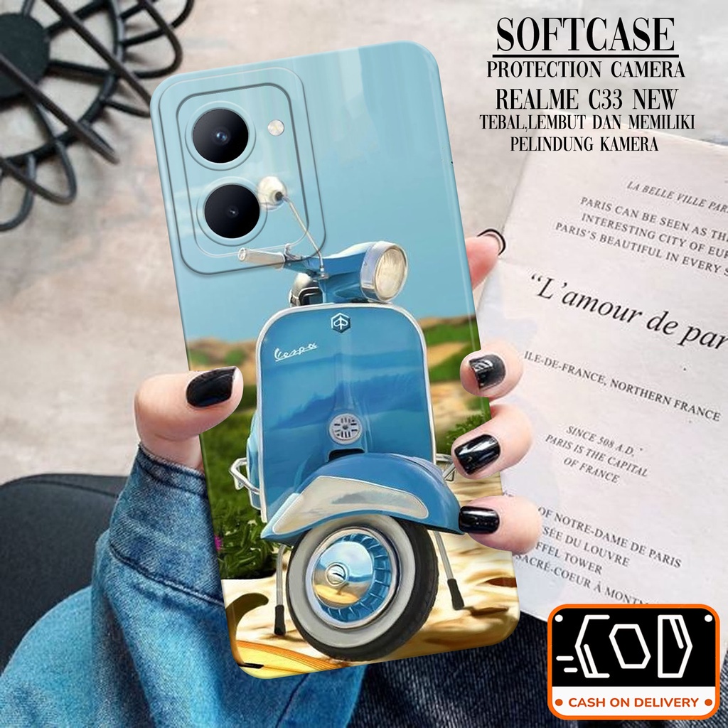 Softcase Silikon Hp Realme C33 Terbaru - Trans Case Casing Hp Realme C33 Terbaru