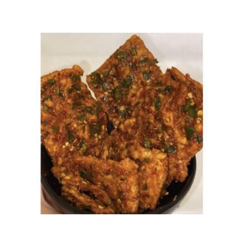 

Tempe Crispy Pedas Daun Jeruk 250 GRAM NYEMIL SULTAN