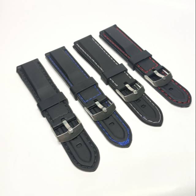 Strap jam tangan karet original tali strap jam tangan silikon 24mm 26mm tali jam tangan karet murah