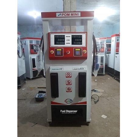 Pom Mini Digital 2 Nozzle Slim Warna Merah