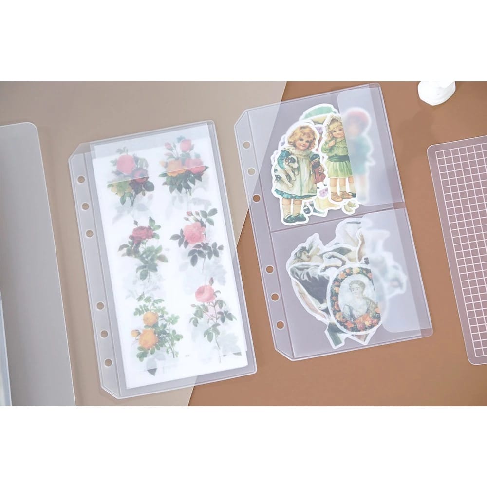 

Sleeve Binder Penyimpanan Pocket Kantong Binder A5,A6 Dan B5 Pouch Notebook Zipper ( TheHansCorner)