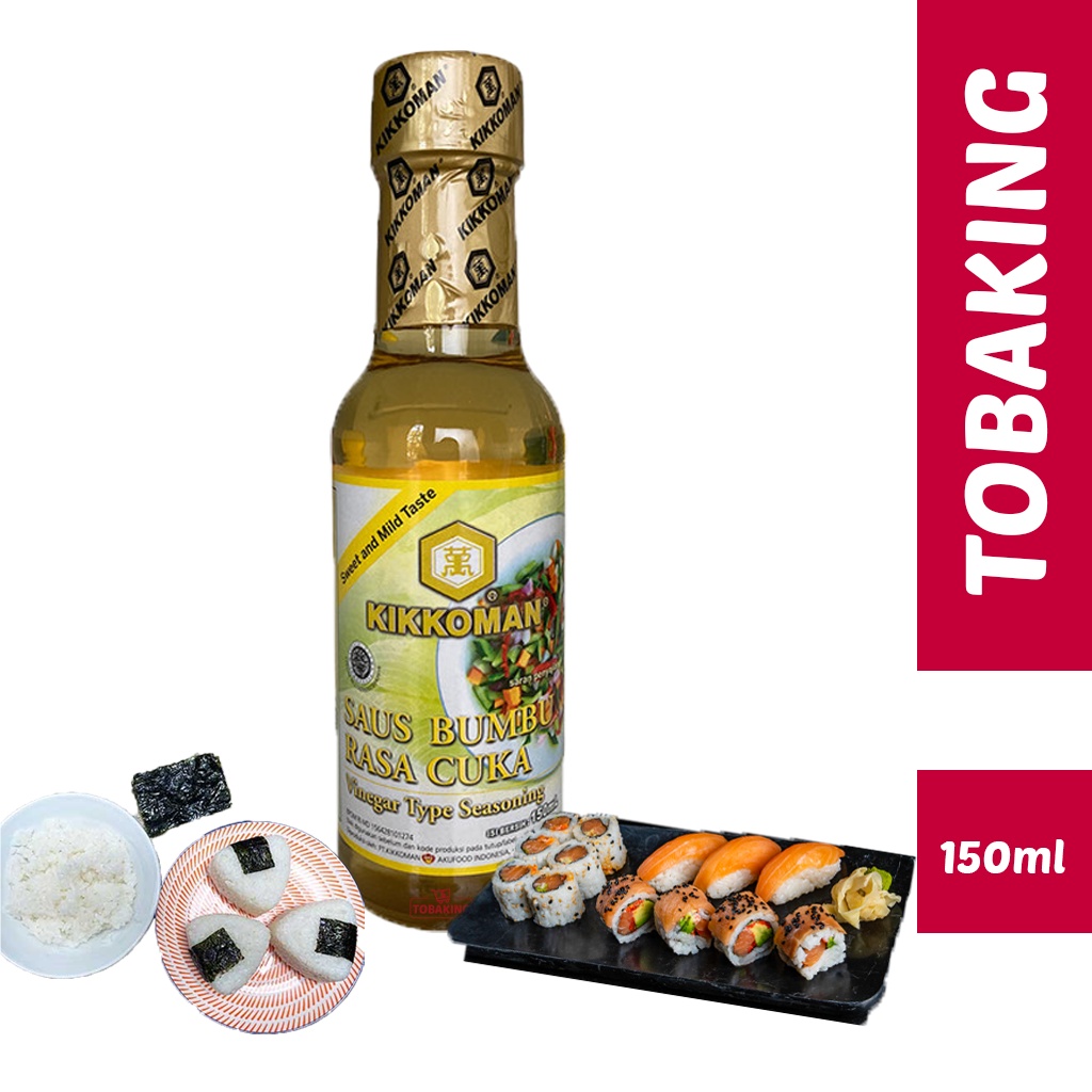 

Cuka Sushi Vinegar Kikkoman Cuka Sushi Seasoning Cuka Masak 150ml HALAL