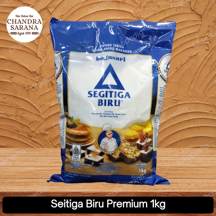 

Tepung Segitiga Biru Premium 1kg