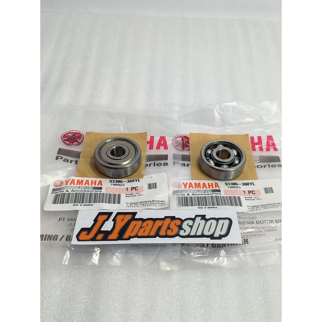 paket 2 pcs Bearing laher roda depan 6300 mio j soul gt fino fi xride x ride 115 YGP 93306-300YL