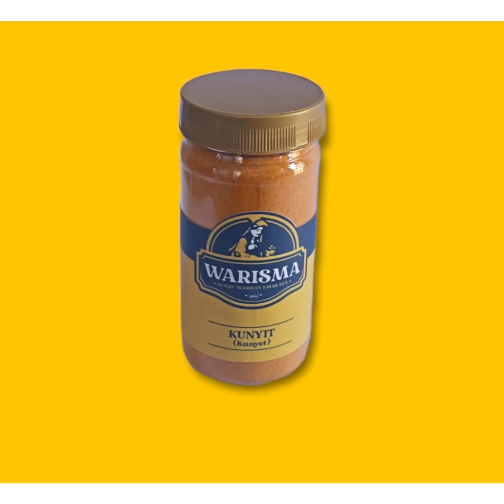 

Bumbu Warisma - Turmeric Powder/ Kunyit Giling / Kunyit Bubuk / Kunyit Mentah / Kunyet Bubok