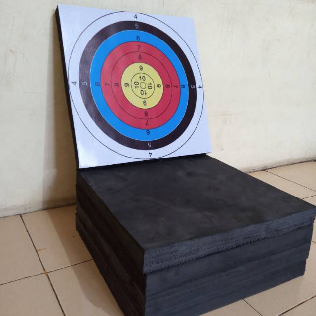 PROMO BANTALAN PANAHAN TARGET SASARAN PANAHAN Bantalan panah target panahan 50 x 50 tebal 5 cm RDY