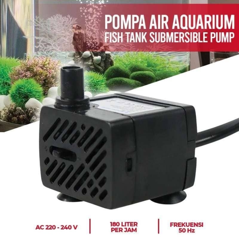 Pompa Air Celup Mini Aquarium Submersible Pump AC
