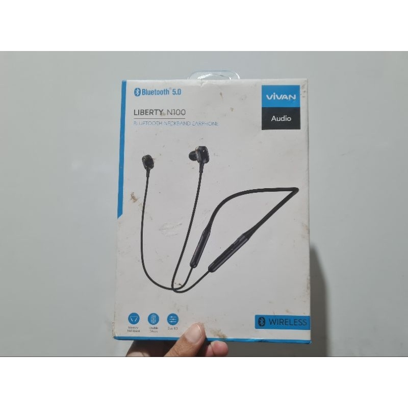 COD Earphone bluetooth Vivan liberty N100