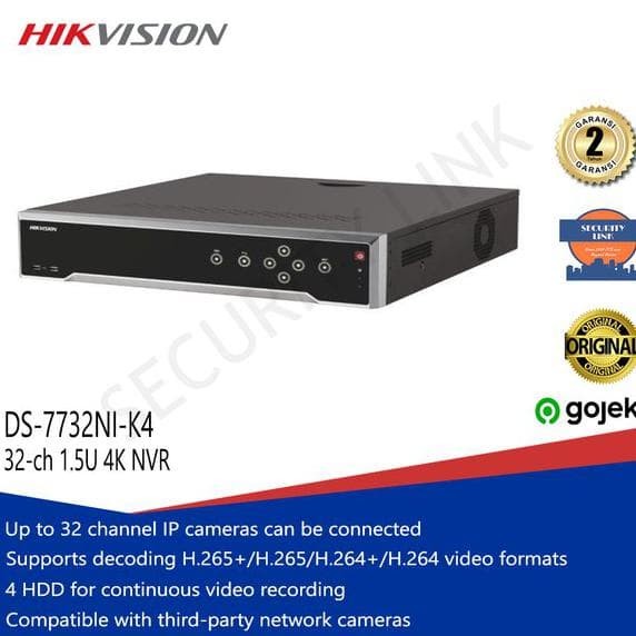 NVR HikvisionVISION DS-7732NI-K4