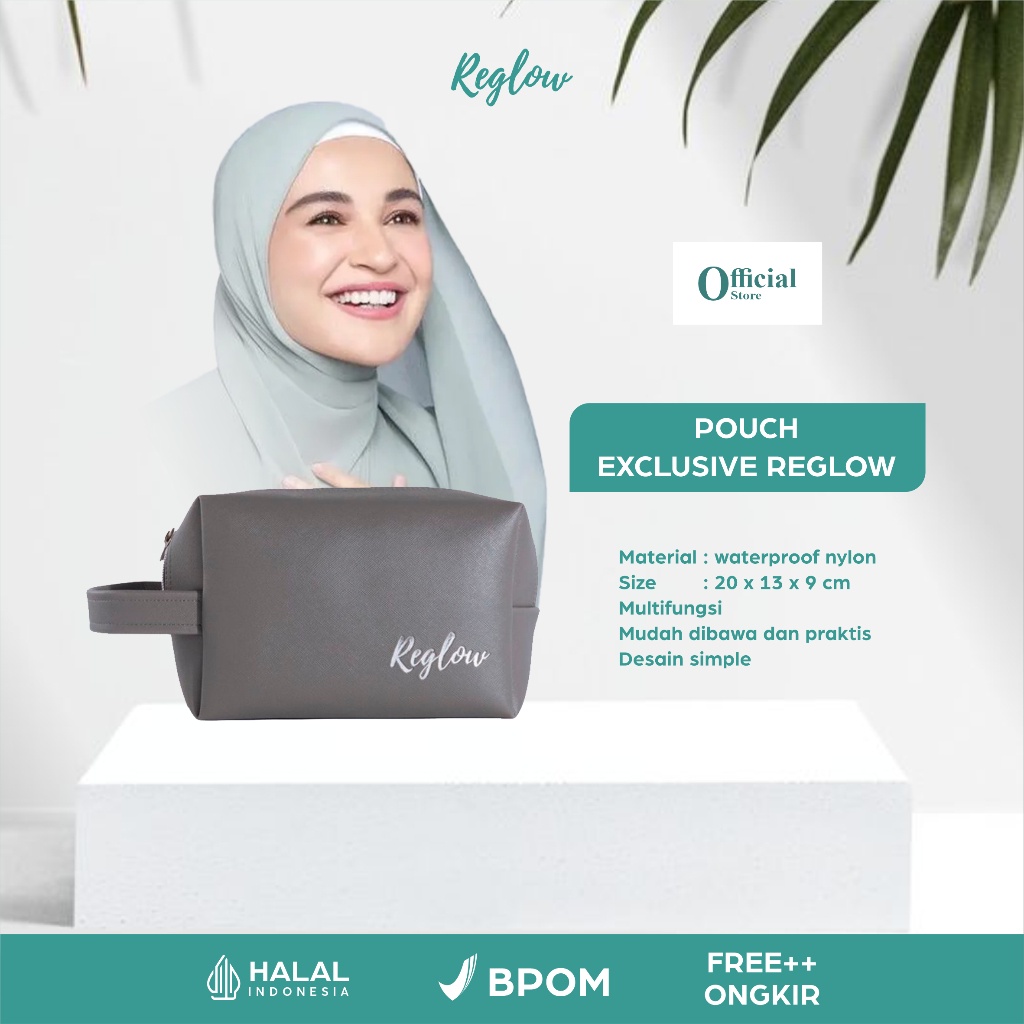 Pouch Premium REGLOW SKINCARE ORIGINAL Dr Shindy Putri / REGLOW OFFICIAL DAY CREAM NIGHT CREAM FLEK 