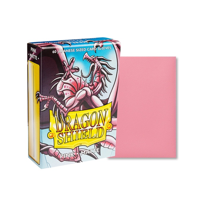 Dragon Shield Matte - PINK JAPANESE SIZE