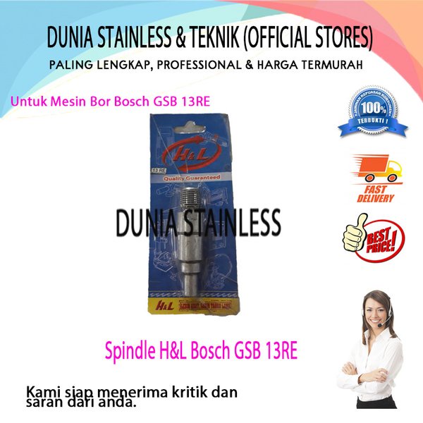 Spindle H&L 13RE untuk mesin bor bosch