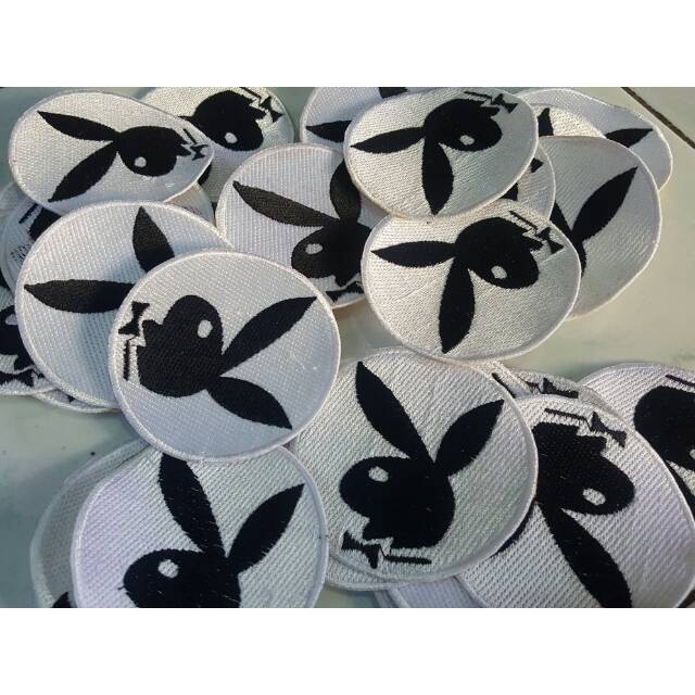 Bordir Bordir Emblem patch bordir playboybisa pesan satuan