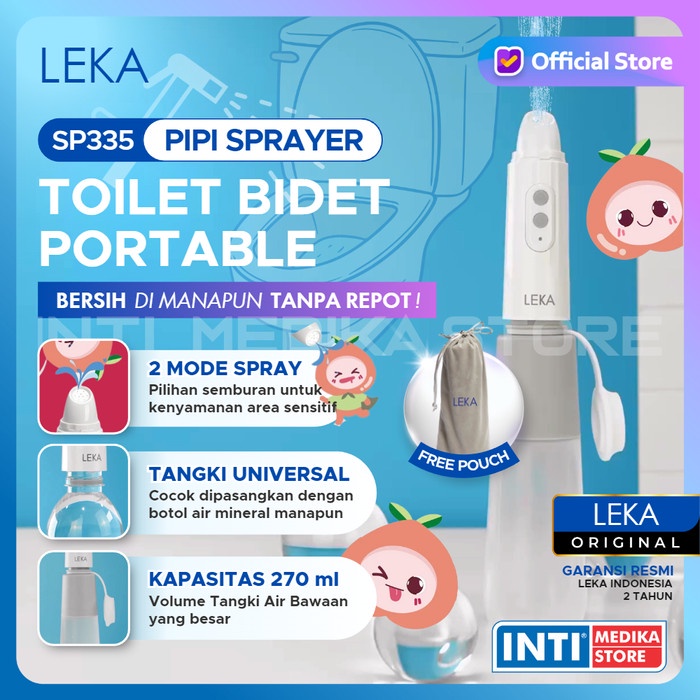 PROMO- LEKA - PIPI SPRAY Rechargeable SP335 | PORTABLE  Bidet Toilet Travel