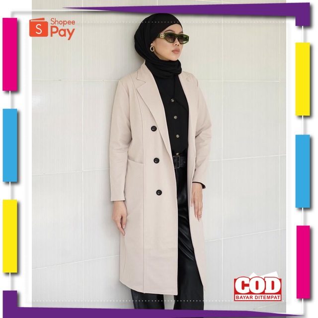 PREMIUM KOREAN STYLE / Lyla Long Blazer