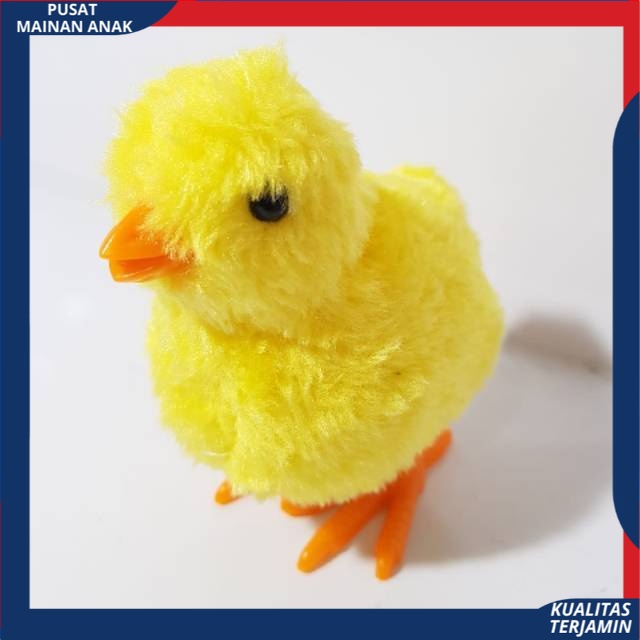 Mainan Anak Ayam Jalan Lucu / Mainan boneka ayam animal lucu / Anak AyamPutar dan Berjalan SNI