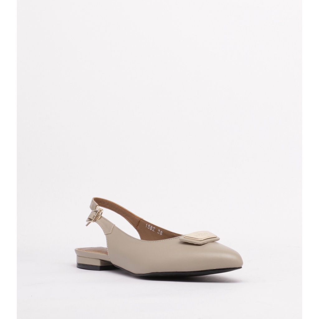 Buccheri Silvia Flat Shoes Wanita Cream 1582