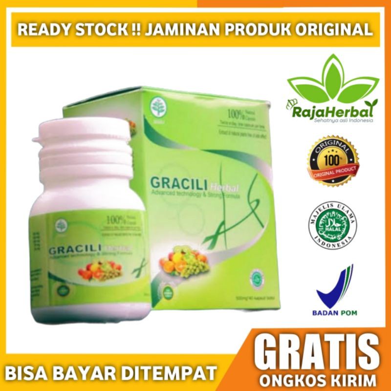 Gracili Original Obat Pelangsing Badan Herbal Asli BPOM - Dena Slim
