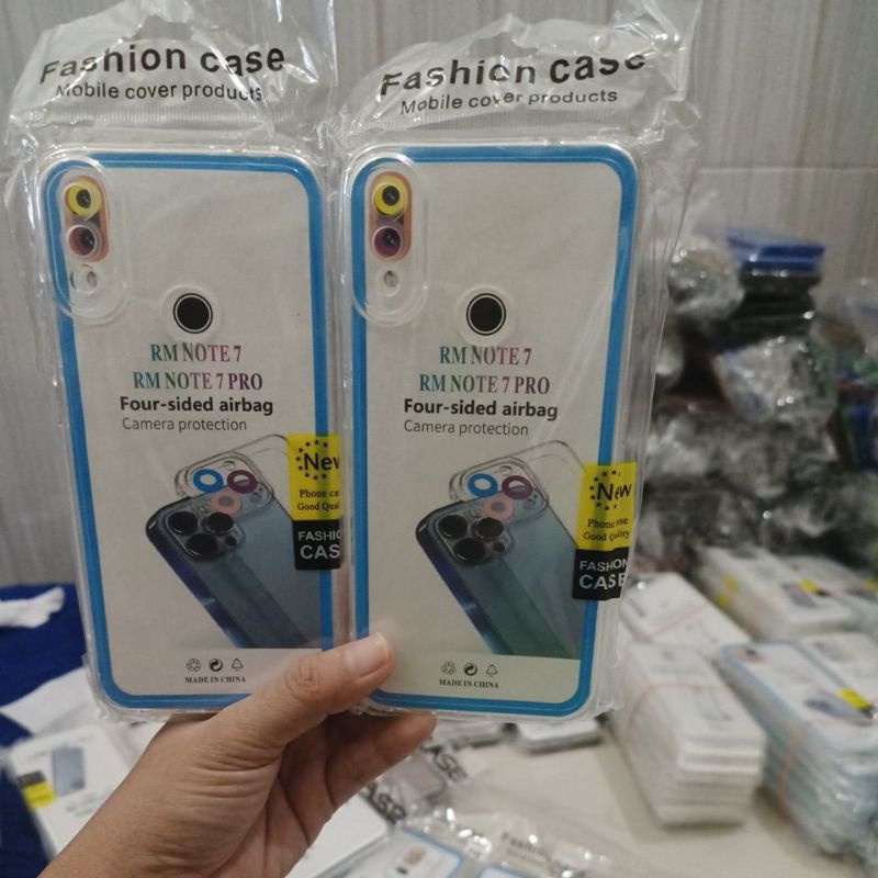 Case Clear Space Bening Redmi Note 7/ Redmi Note 7 Pro Casing Transparan Pelindung Camera