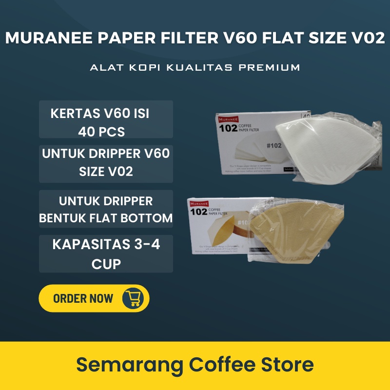 Paper Filter Kertas Kopi Muranee Flat 102