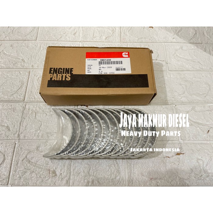Metal Jalan Komatsu PC300-8 PC300-8M0 Conrod Bearing Cummins 3901430