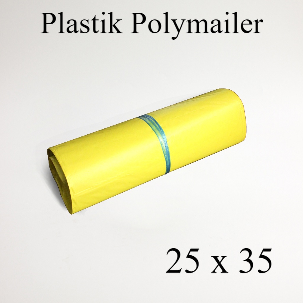 

Plastik Polymailer Kuning 25 x 35 cm / Plastik Polimer / packaging Kantong Amplop isi 100 pcs - Master Pack Indonesia