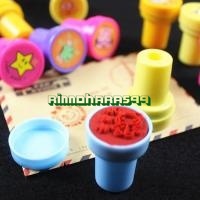 

MAINAN ANAK STEMPEL CAP ROUND STAMP / MAINAN ANAK ANAK STEMPEL SANRIO KARTUN ISI 10PCS MURAH