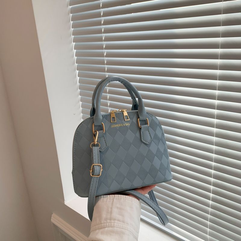 BagTas tangan serbaguna tekstur desain khusus Perancis tas selempang bahu wanita sederhana atmosfer 