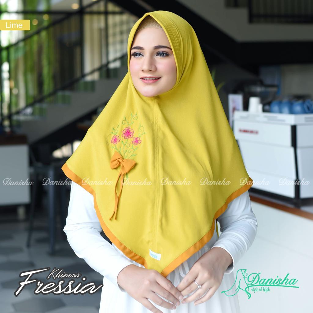 Jilbab Syari Khimar Fressia Ori Danisha Hijab