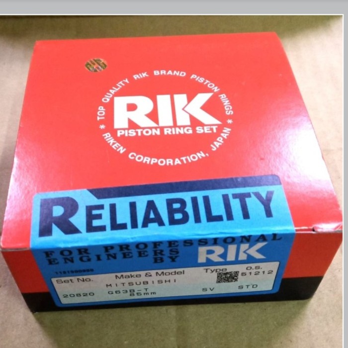 ring seher piston L300 diesel solar RIK JEPANG - STD