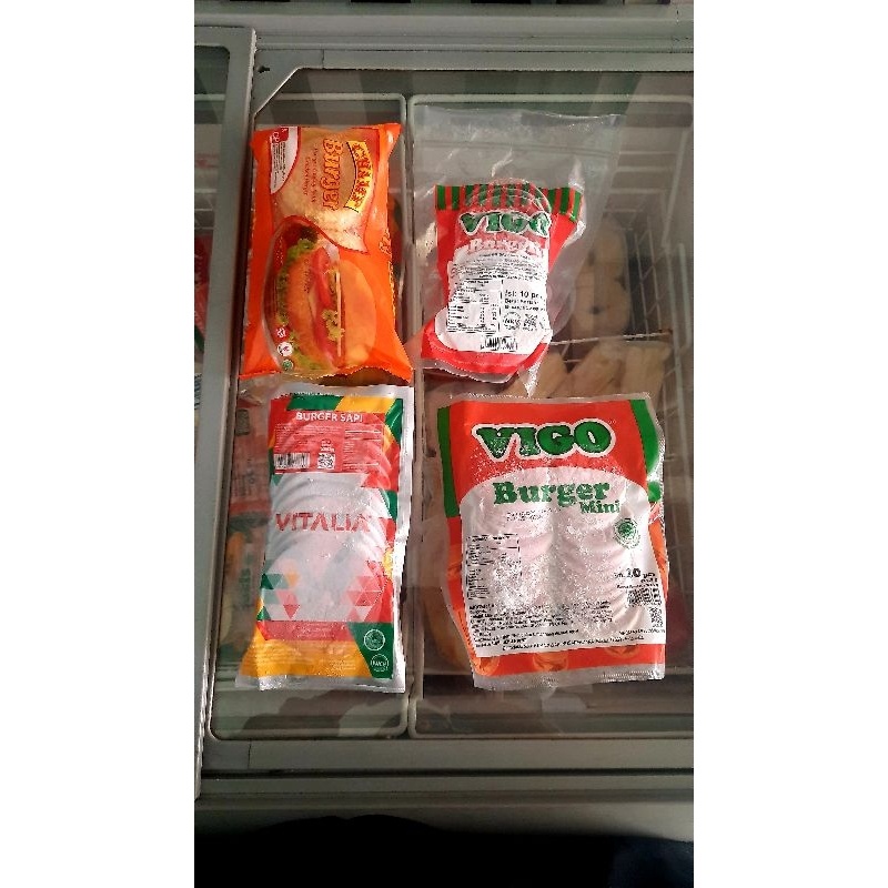 

Beef Burger Vigo isi 10 pcs dan 20 pcs - FROZEN FOOD BERKAH DAN HALAL