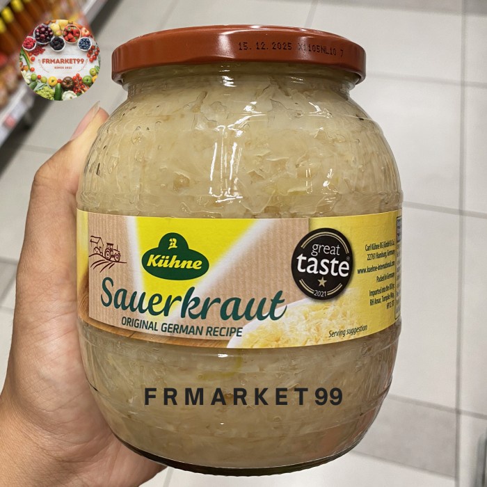 

Kuhne Sauerkraut Original / Acar Kol Putih / 810 grm