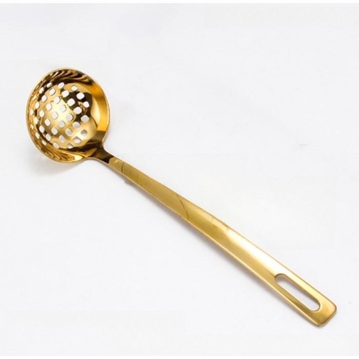 Centong Sup Emas Sendok Sup Gold Sendok Kuah Emas Centong Kuah Gold Sendok centong kuah sayur stainl