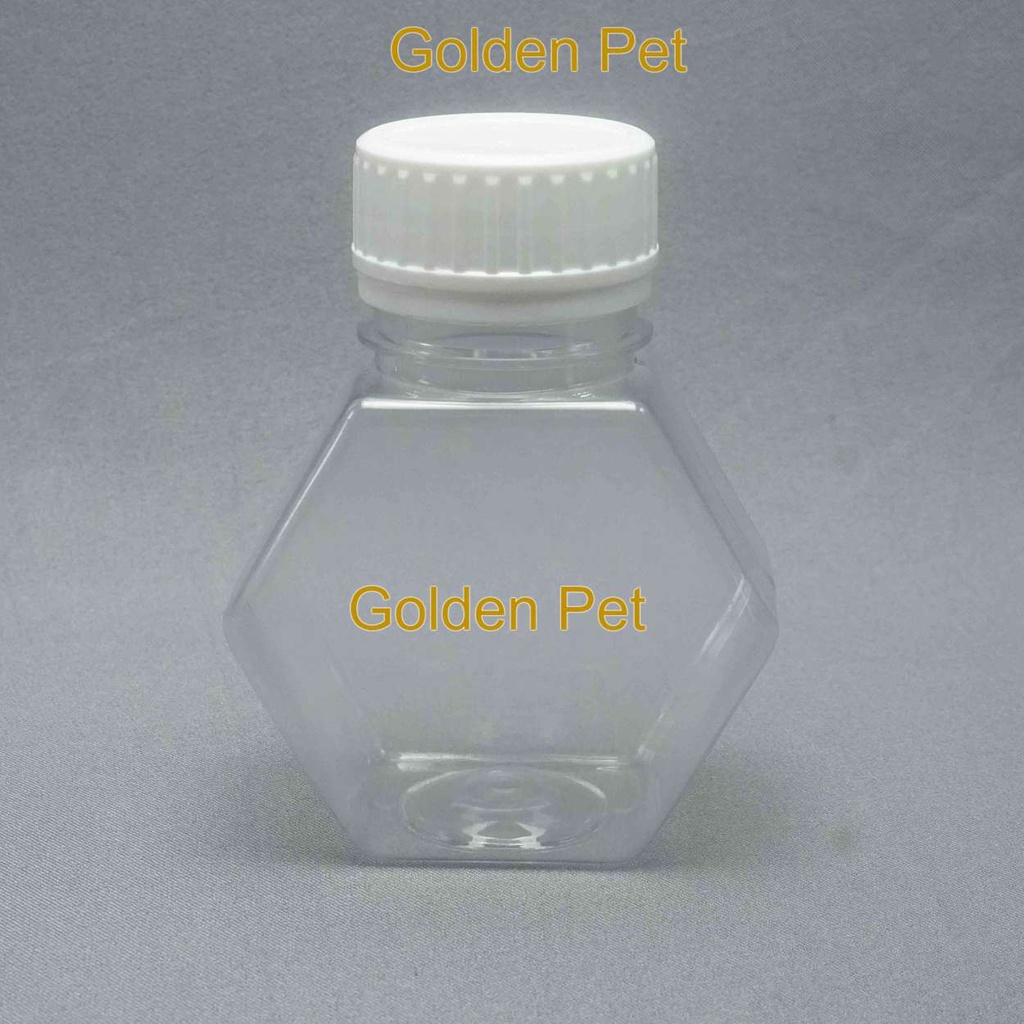 Botol madu 250 ml Hexagon / PS 250 ml hexagonal / Ps 250 ml / Toples Madu
