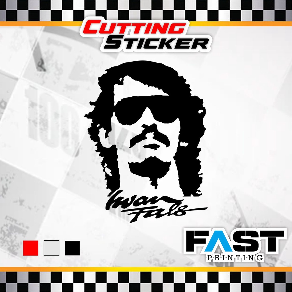CUTTING STICKER IWAN FALS 2 l STIKER MOBIL MOTOR KEREN