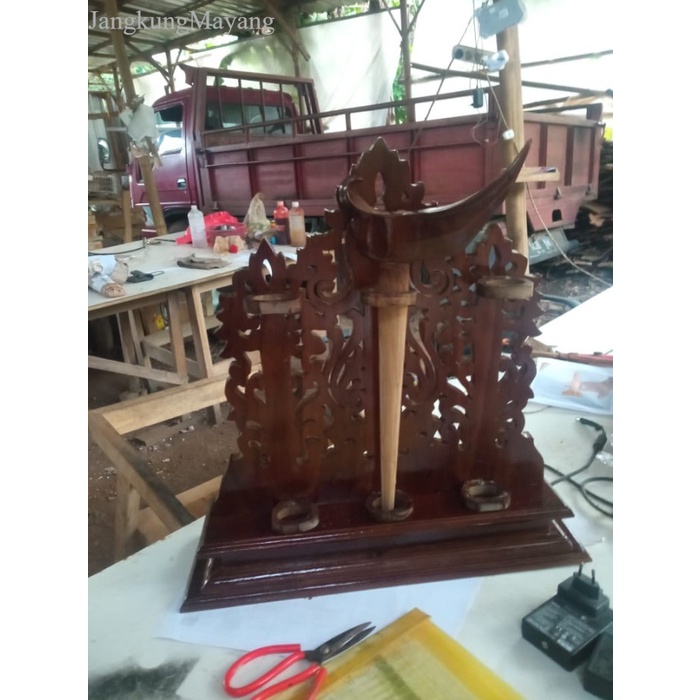 

jagrak keris model bali isi 3 hrg murah antik