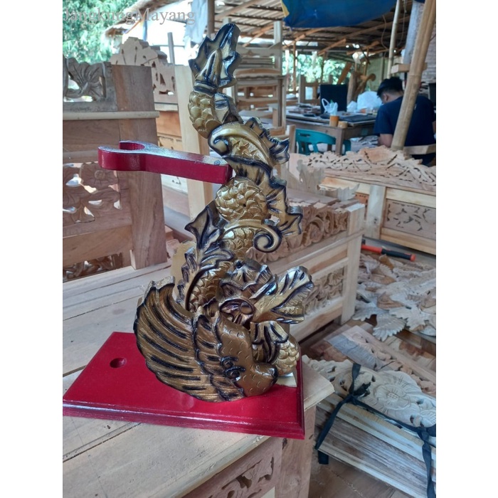 

termurah jagrak naga amboro ukir 3D alusan bk megantara sengkelat lar antik