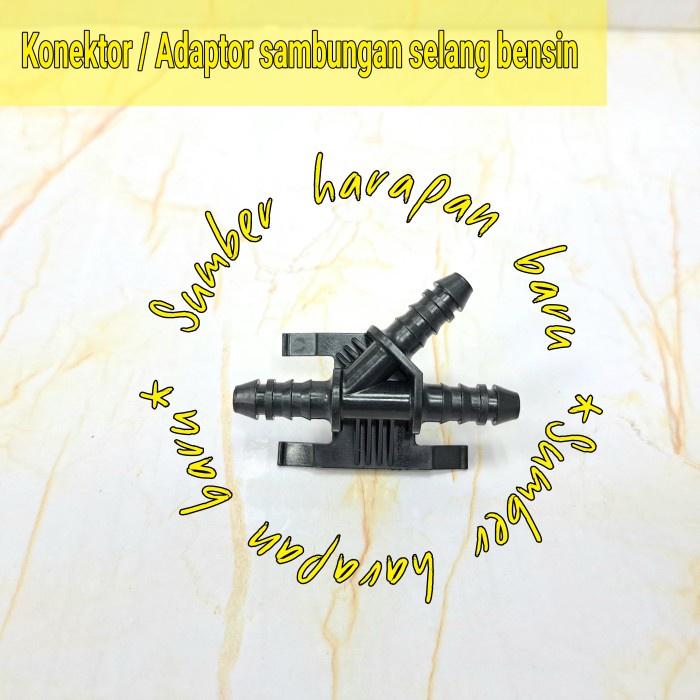 Konektor Sambungan Selang Bensin Cabang 3 Tipe Y Selang 8mm