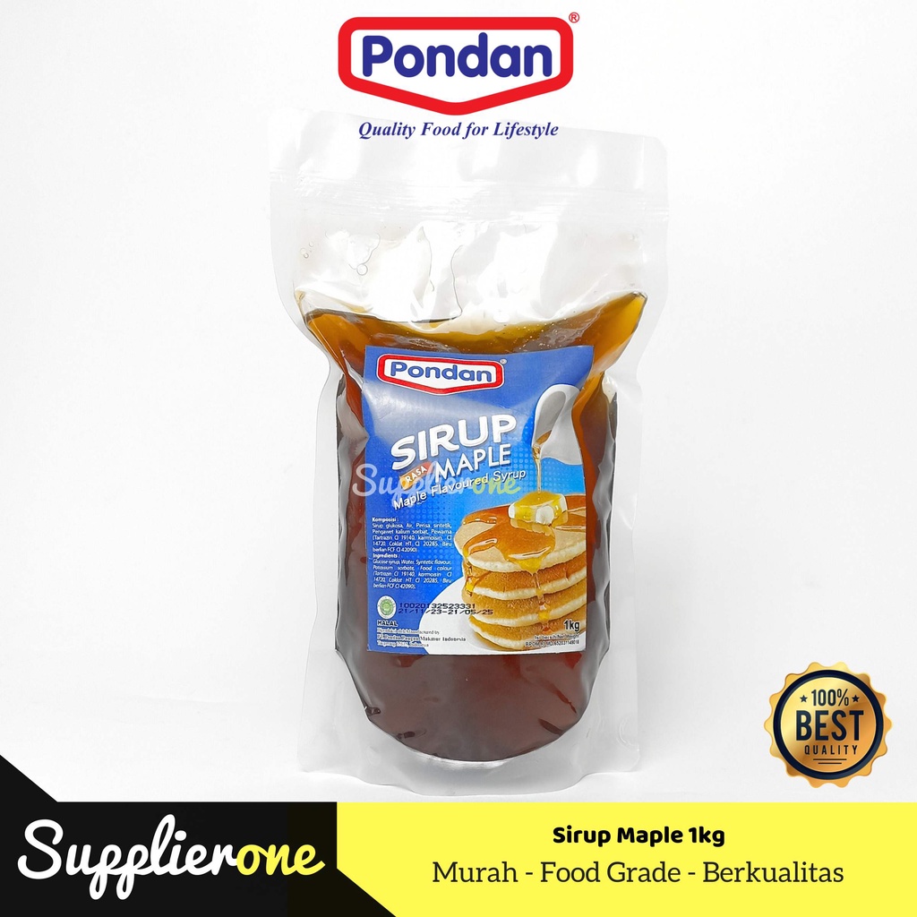 

Sirup Maple Pondan 1kg / Sirup Maple / Maple Syrup / Caramel Syrup / Sirup Caramel / Maple Syrup / Pondan Maple Syrup