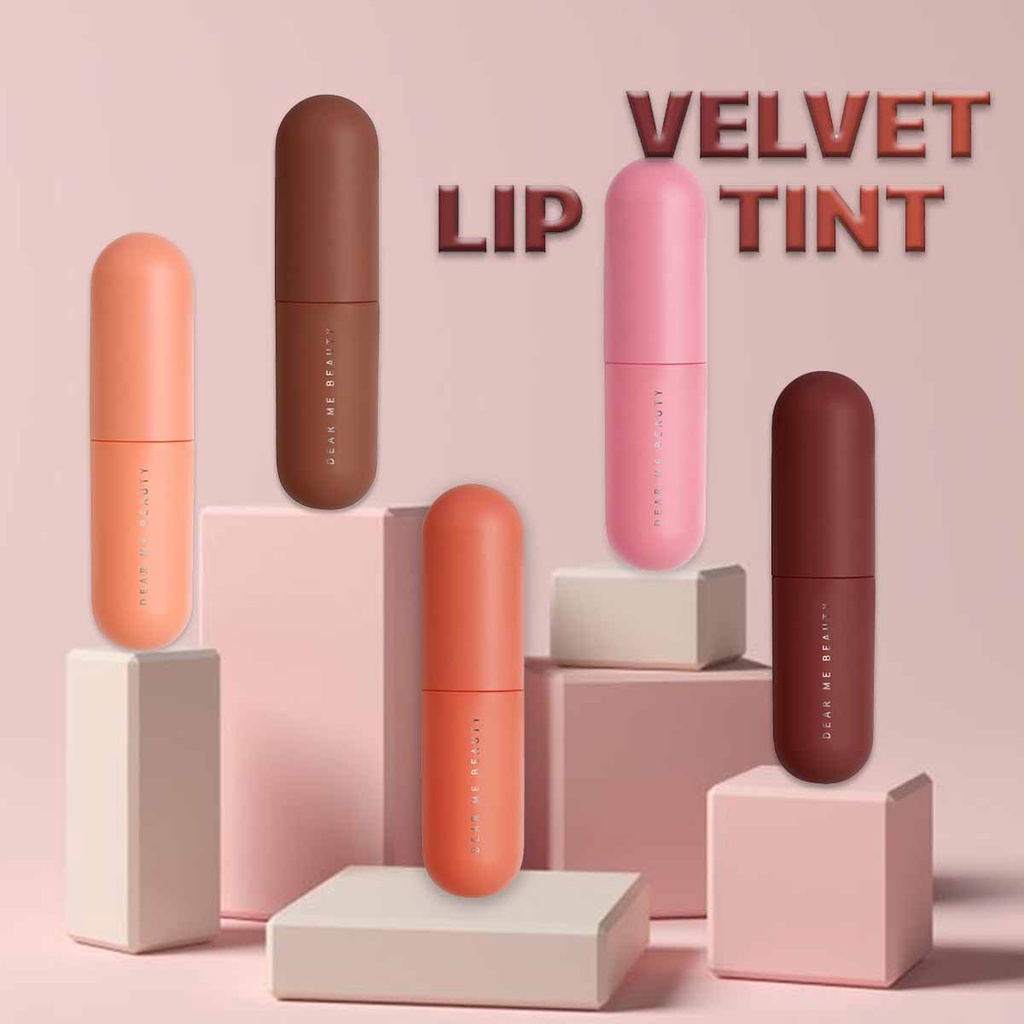 Dear Me Beauty Velvet Lip Tint Lip Stain - Dear Niki | Debby | Diana | Aulia | Vinna