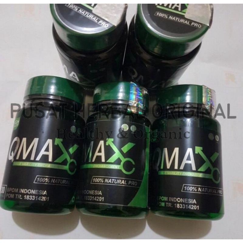 QMAX Original Asli herbal alami obat Tambah Besar P permanen( Gratis Ongkir)