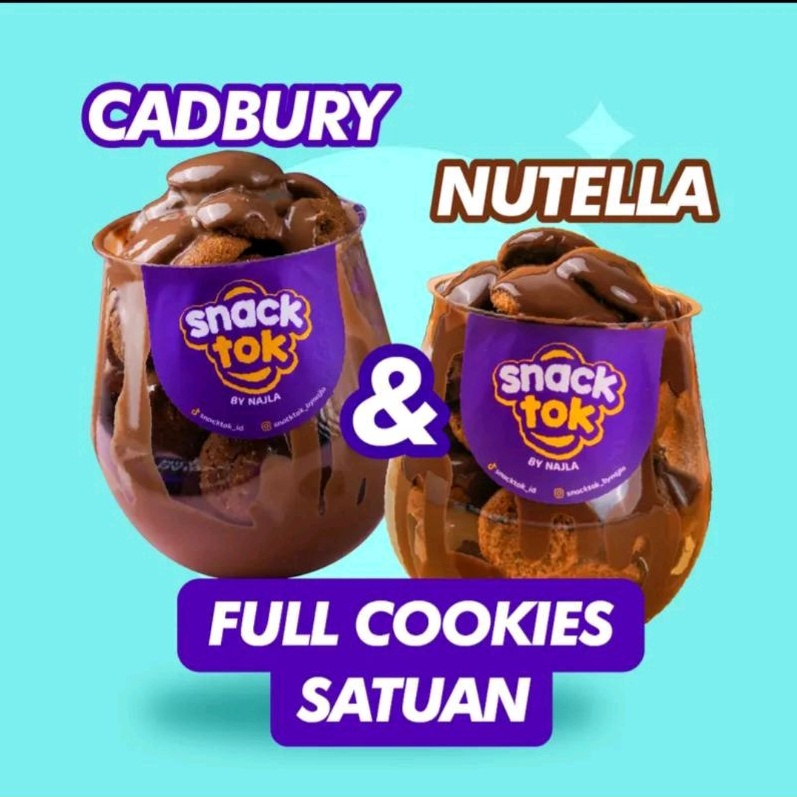 

SNACKTOK FULL COOKIES Bittersweet by Najla