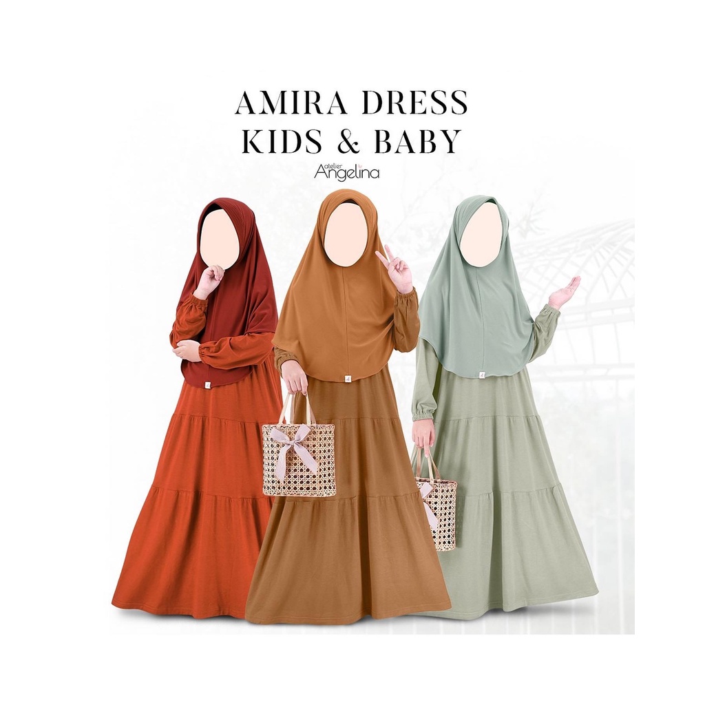 AMIRA DRESS BABY & KIDS (6-8y, 8-10y, 10-12y) ATELIER ANGELINA