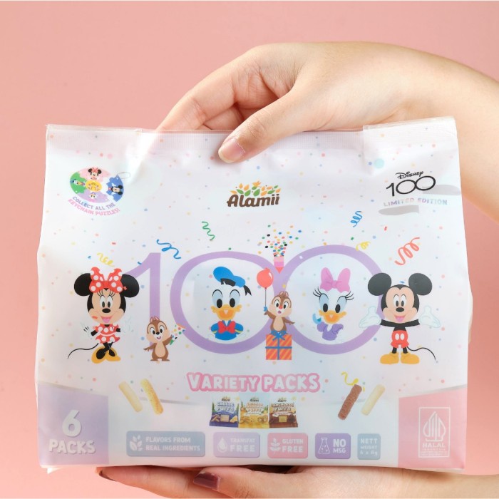 

Alamii Puffs Disney 100 Limited Edition Free Key Chain Puzzle - Soft Purple