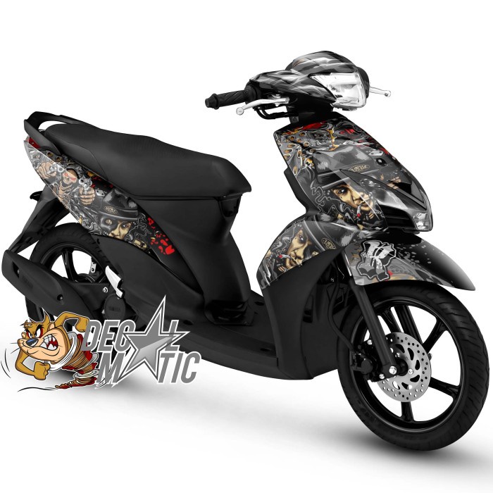 Decal Mio J Full Body Stiker Variasi Full Body Motor Yamaha Mio GT Mio J Jerinx