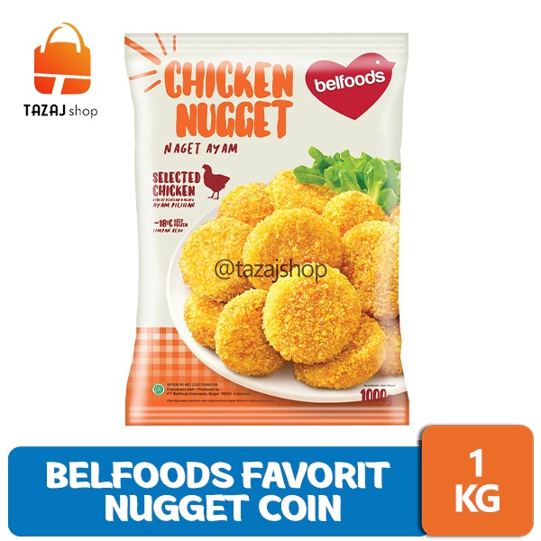 

Belfoods Favorit Chicken Nugget Coin 1 Kg