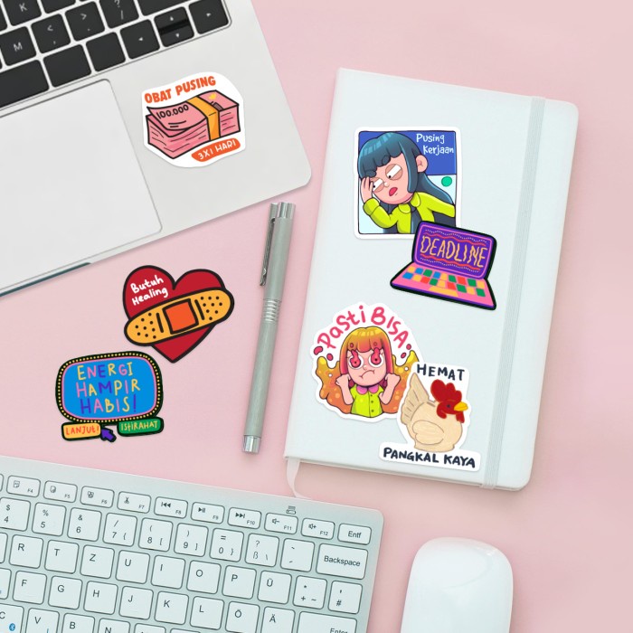 

Sovlo Sticker Pack - Cute Sticker DIY Set (Sticker 1 pack isi 5 pcs)