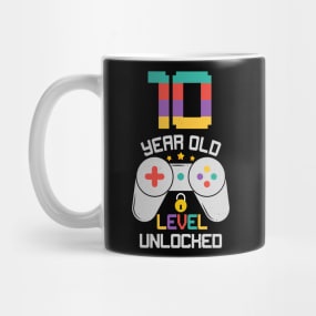 Gelas Keramik | Mug 10th Birthday 10 Year Old Level Unlocked
