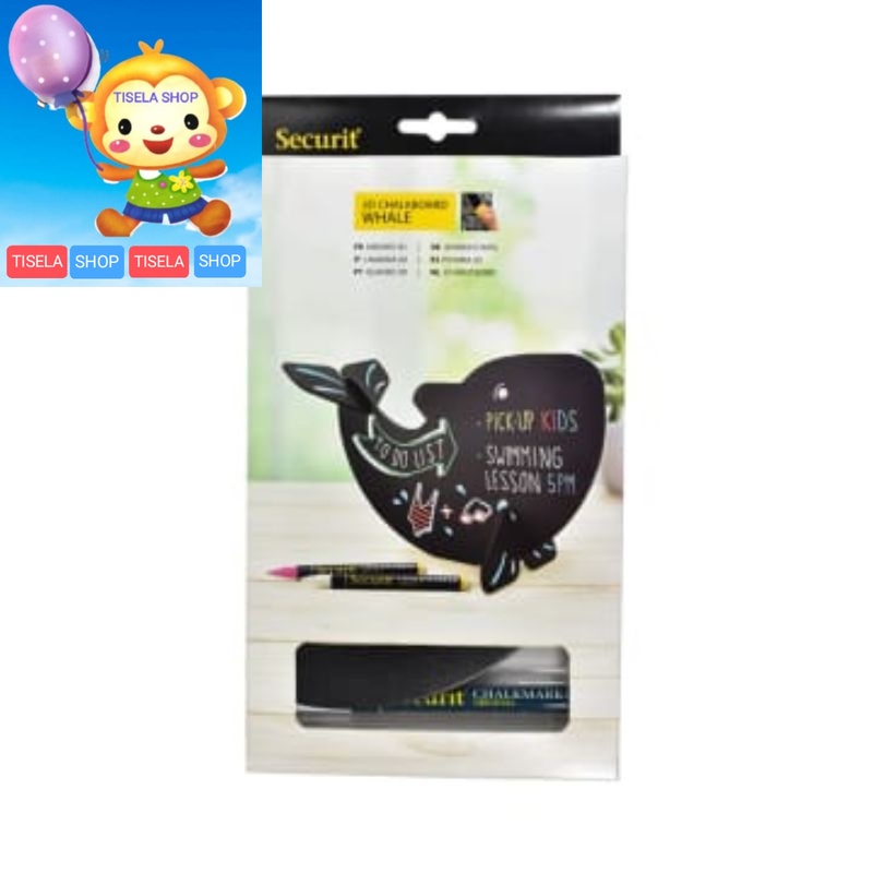 

Securit Papan Kayu Buletin Whale/ Paus