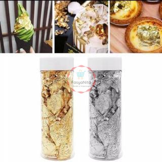 

Gold and Silver Crumb Leaf Flake EDIBLE 2gr